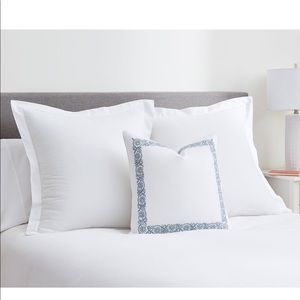 Boll & Branch Embroidered Vine Pillow Cover